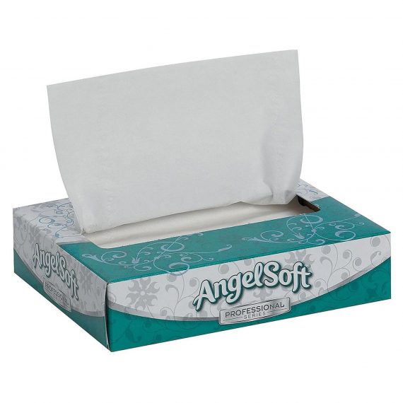 TISSUE FACIAL ANGEL SOFT ULT50/BX 60BX/CS PERSONAL SIZE