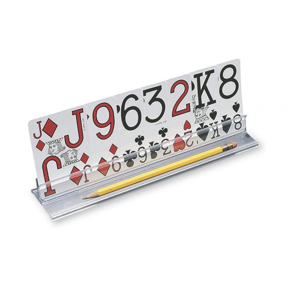 HOLDER, CARD PLAYER 15" CLEAR(4/PK)
