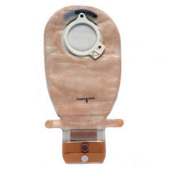 POUCH, EASICLOSE MAXI WIDE OUT40MM CLR (10/BX)       COLPLT