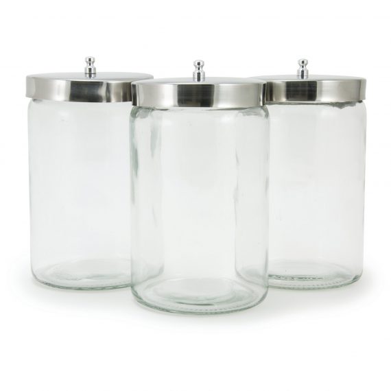 JAR, SUNDRY W/LID UNLABELED LF7"X4-1/4" (1/EA 6/BX)