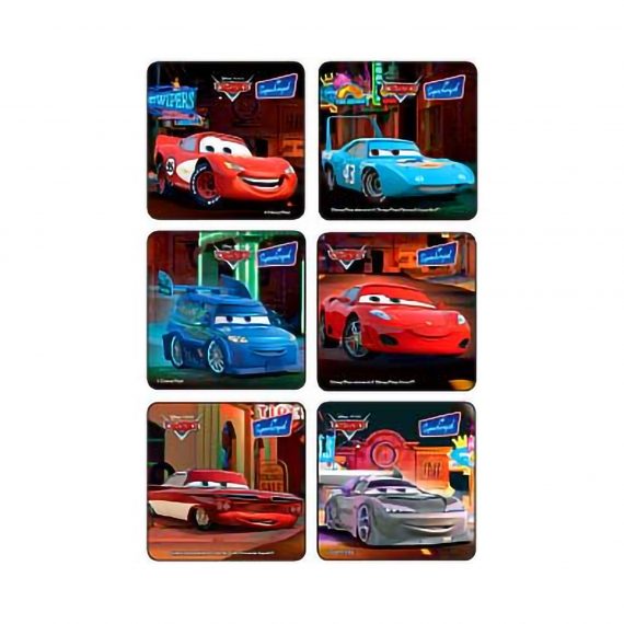 STICKER, DISNEY CARS SUPERCHARED (90/PK)              MDBADG