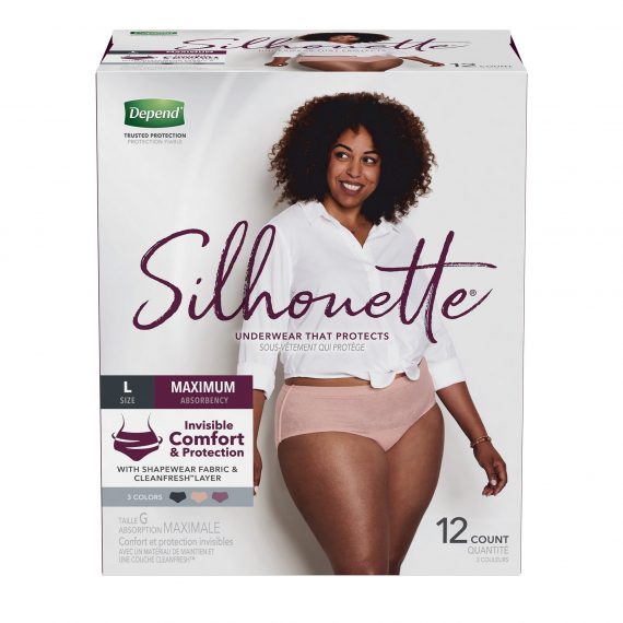 UNDERWEAR, INCONT DEPEND FML LG (12/PK 2PK/CS)