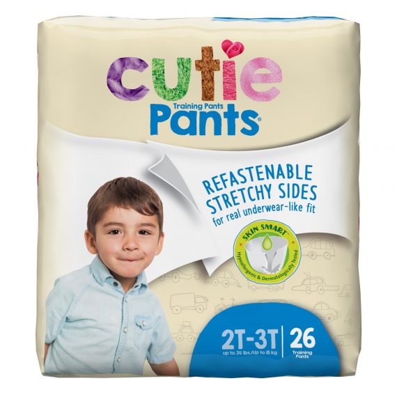 PANTS, TRAINING CUTIE BOY 2T-3T (26/BG 4BG/CS) FIRSTQ