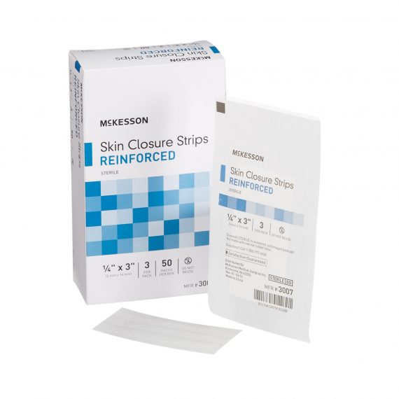 CLOSURE, SKIN REINF LF 1/4X3"(3/PK 50PK/BX 4BX/CS)