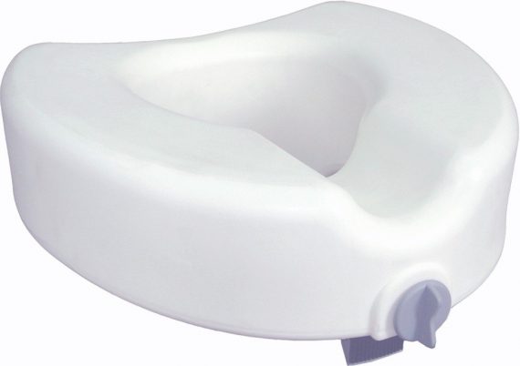 TOILET SEAT, RAISED W/OUT ARMS(1/CS) DRVMED