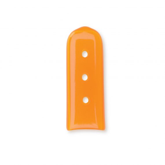 CAP, INSTR TIP FLT W/VENTS ORGTINT .375X1 (100/PK)    KEYSUR