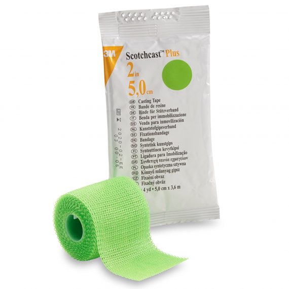 TAPE, CAST SCOTCHCAST 2"X4YDSBRT GRN (10/BX)         3MORTH