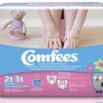 PANTS, TRAINING COMFEES GIRLS2T-3T (26/BG 6BG/CS)