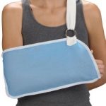 ARM SLING, FOAM PAD LTBLU MED(12/CS)