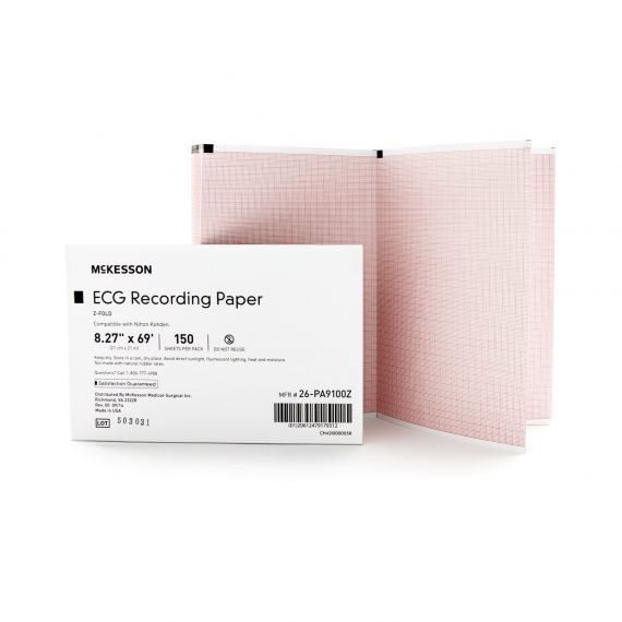 PAPER, ECG F/NIHON KODEN 8.27"X69' (150/PK 10PK/CS MGM120