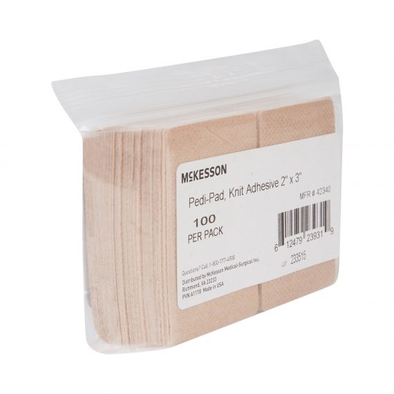 PAD, KNIT ADH 2"X3" (100EA/PKDH 2"X3" (100/PK 6PK/CS)