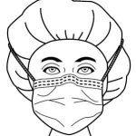 MASK, SURG TIES NR ANTIFOG (25/BX 6BX/CS)