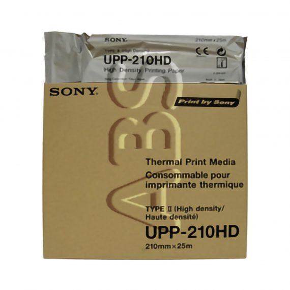 PAPER, THERMAL SONY UPP-210HD(5RL/PK 4PK/CS) PNTMED