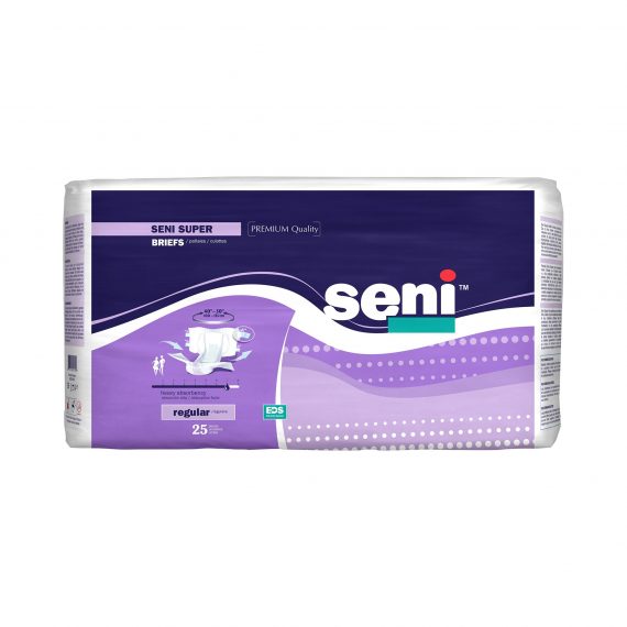 BRIEF, INCONT SENI SUPER REG 40"-50" (25/PK 3PK/CS)