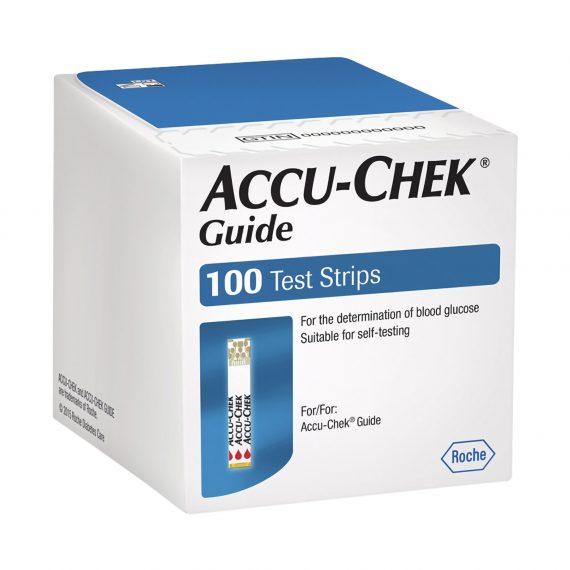 TEST STRIP, BLD GLUC ACCU-CHEKGUIDE/GUIDE ME METER (100/BX