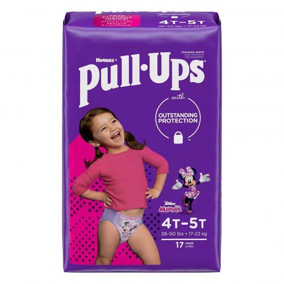 PANTS, TRAINING PULL-UPS LEARNING DESIGN GIRL 4T-5T (17/PK 4
