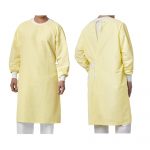 GOWN, PRECAUTION YLW LG