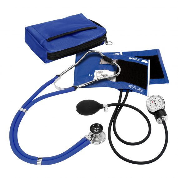 BLOOD PRESSURE KIT, W/CASE RBLU PRSTGE