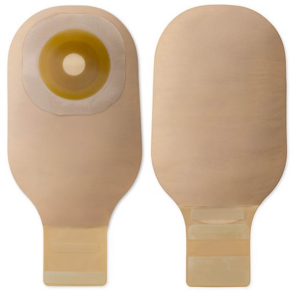 POUCH, DRN OST 1PC FLAT FLX BARR CTF BGE 2 1/2" (10/BX)