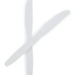 KNIFE, PLASTIC HVY WGHT WHT (1000/CS)