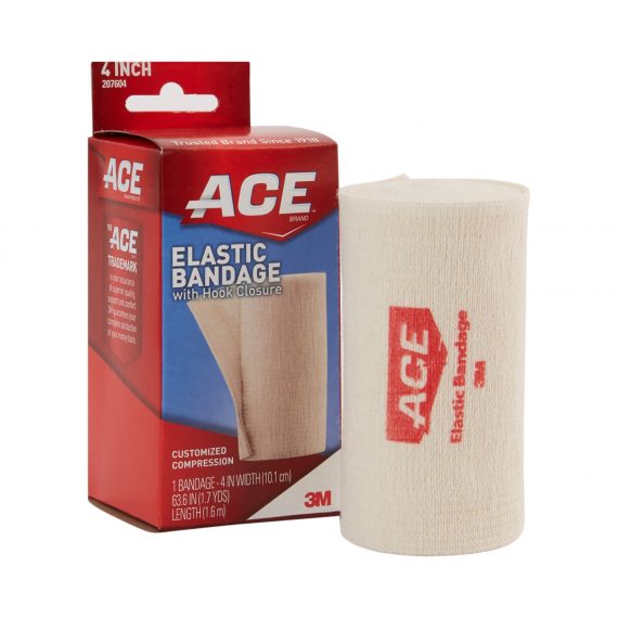 BANDAGE, ACE VELCRO HOOK/LOOPBANDAGE 4" (72/CS)