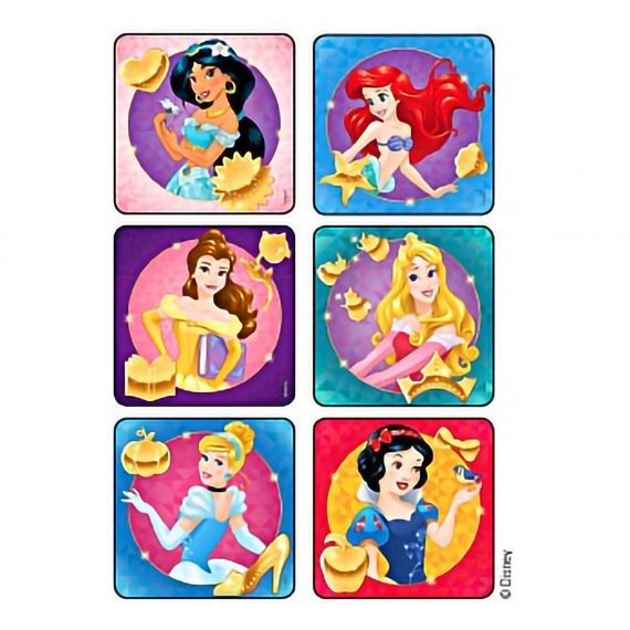 STICKER, DISNEY PRINCESS (90/PK)                     MDBADG