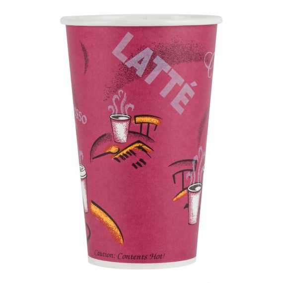 CUP, HOT PAPER BISTRO 16OZ (50/SL 20SL/CS)