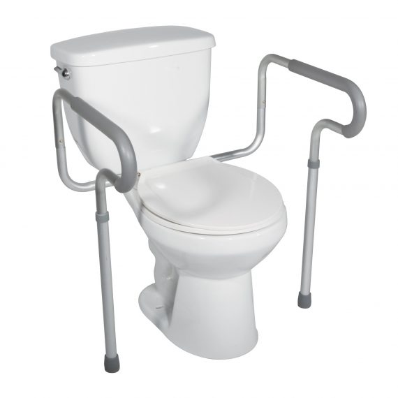 FRAME, TOILET SAFETY ALUM ADJDRVMED
