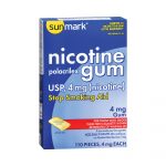 NICOTINE, GUM 4MG (110/PK)MGM99