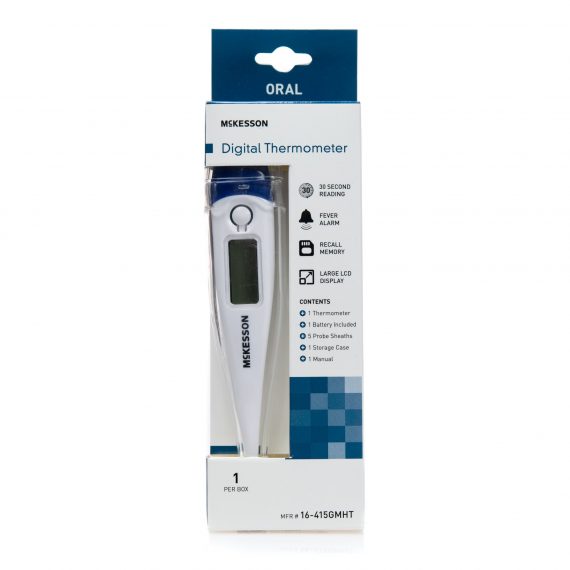THERMOMETER, DIG ORAL HARD TIP30SEC W/LG DISPLAY (20/CS)