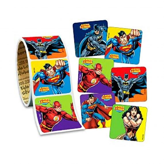 STICKER, JUSTICE LEAGUE VALUEROLL (100/RL)