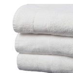 TOWEL, BATH DOMESTIC WHT 22"X44" (12/DZ)