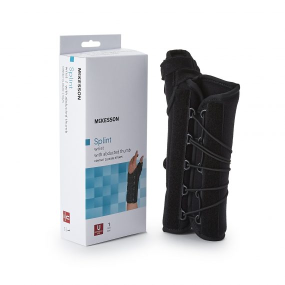 WRIST SPLINT, W/ABDUCTED THUMBRT UNIVERSAL 10"