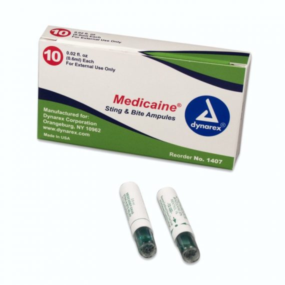 SWAB, STING/BITE MEDICAINE 6CC(10/BX) DYNREX