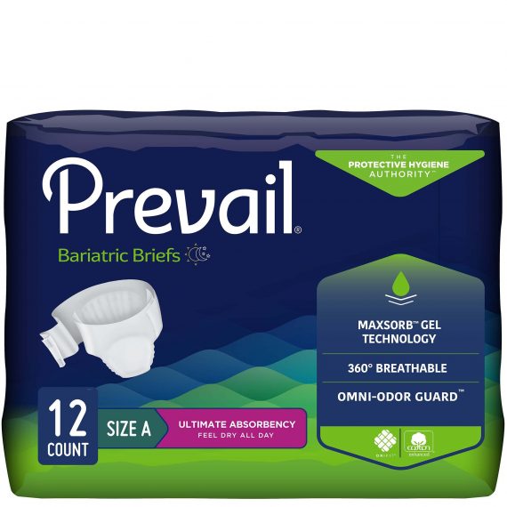 BRIEF, PREVAIL ADLT XXLG (12/BG 4BG/CS) FIRSTQ