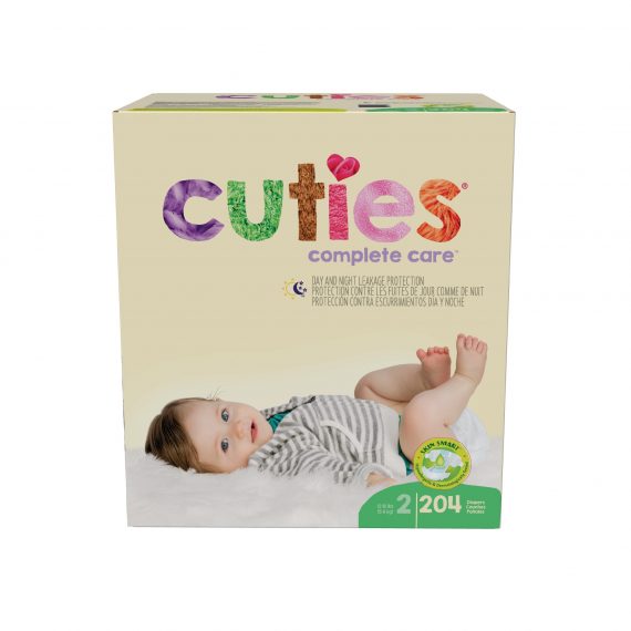 DIAPER, BABY CUTIES COMPLETE CARE SZ2 (204/CS)