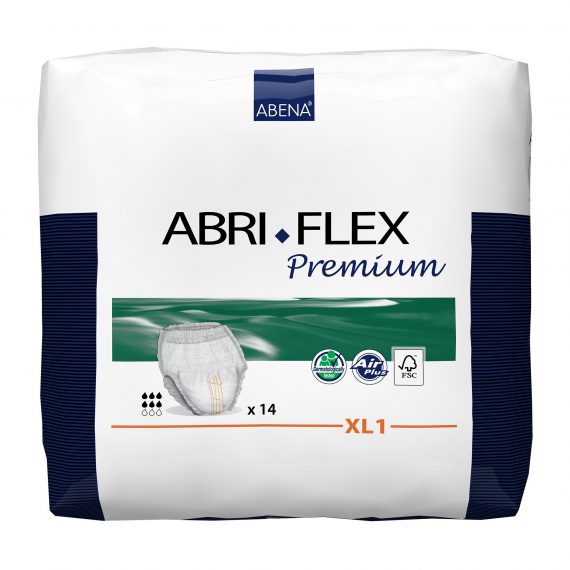 UNDERWEAR, INCONT ABRI-FLEX XL1 XLARGE 1400ML (14/    ABNOAM