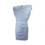GOWN, EXAM T/P/T PED F/B OPN BLU 21X36 (50/CS)        MGM18