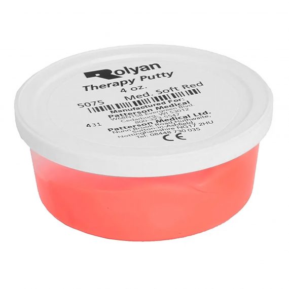 PUTTY THERAPY 4OZ MED SFT REDBK5075