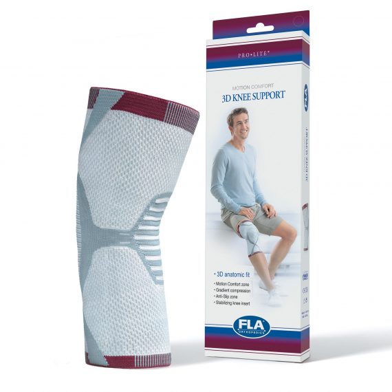 KNEE SUPPORT, PROLITE 3D WHT MED                      SNCAST