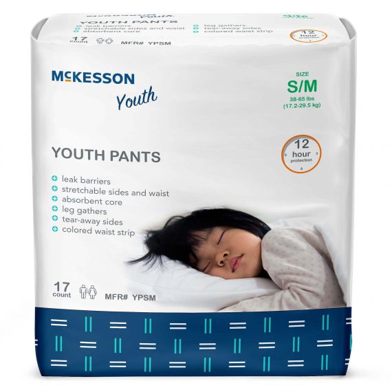 UNDERWEAR, PULL-ON YOUTH SM/MD38-65LB (17/BG 4BG/CS)