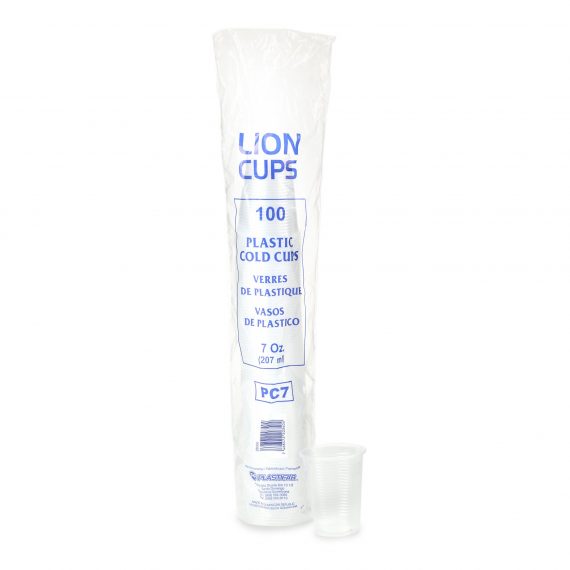 CUP, DRINKING PLAS 7OZ (100/SL25SL/CS)