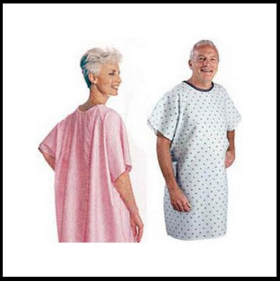 GOWN, PLAID BLU ADLTSALKIN