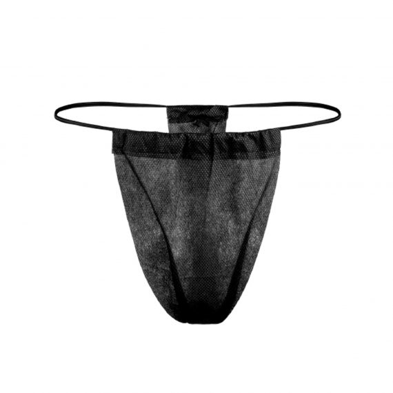 UNDERGARMENT, PANTY THONG BLK(100BG/BX 10BX/CS)