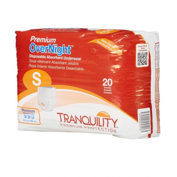 UNDERWEAR, TRANQUILITY OVERNTSM 22"-36" (20/BG 4BG/CS)