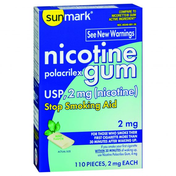 NICOTINE, GUM MINT 2MG (110/PK)                       MGM99