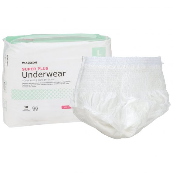 UNDERWEAR, SUPER PLUS LG 44-58(18/BG 4BG/CS)