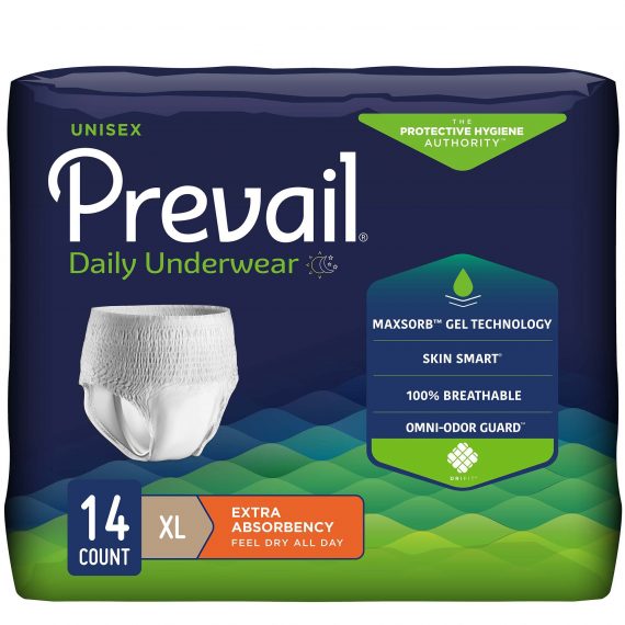 BRIEF, PULL-ON PREVAIL XLG (14/PK 4PK/CS)             FIRSTQ