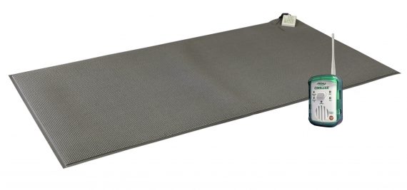 MONITOR, FALL CORDLESS W/24X481YR FLOOR MAT GRY D/S