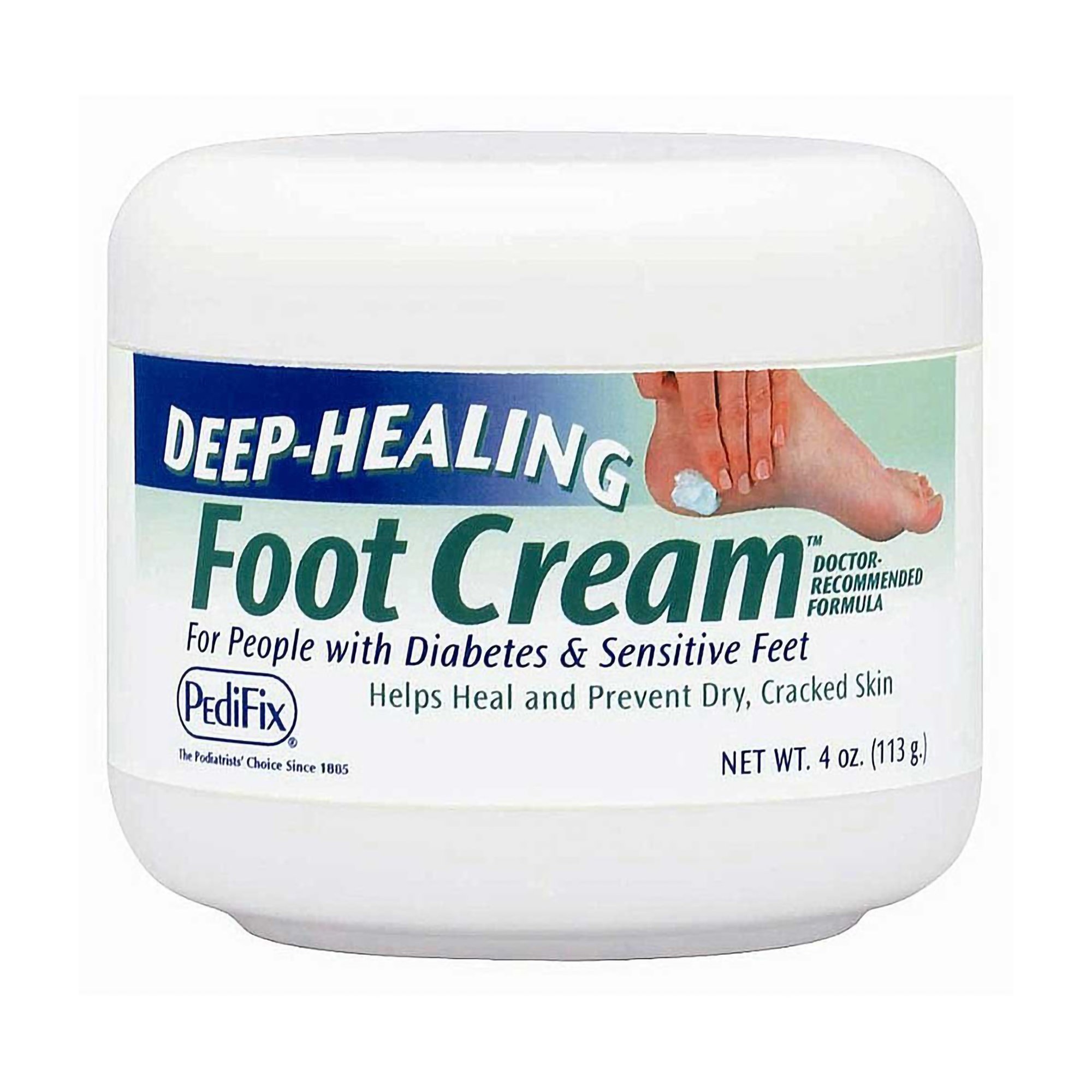 CREAM, FOOT DEEP HEALING 4OZ JAR T-PEDI